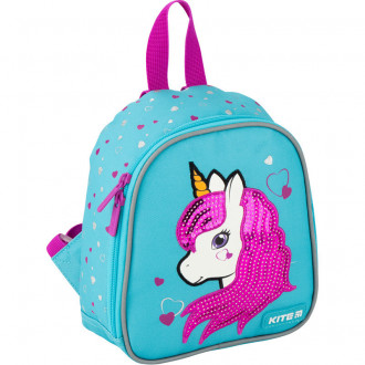 Рюкзак детский Kite Kids Pink unicorn Голубой (K20-538XXS-3)
