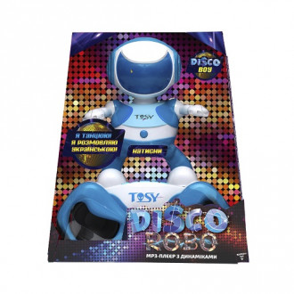 Набор с интерактивным роботом DISCOROBO – ЛУКАС ДИДЖЕЙ (робот, MP3-плеер с колонками, танцует, озв.)