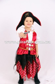 Прокат в Запорожье костюм Пиратки детский 5-8 лет