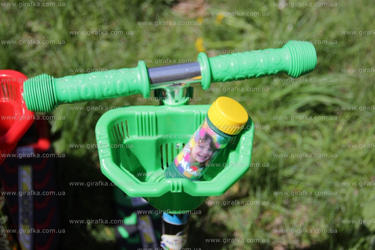 Самокат детский Орион 164  низкий руль, цветные колеса Фото