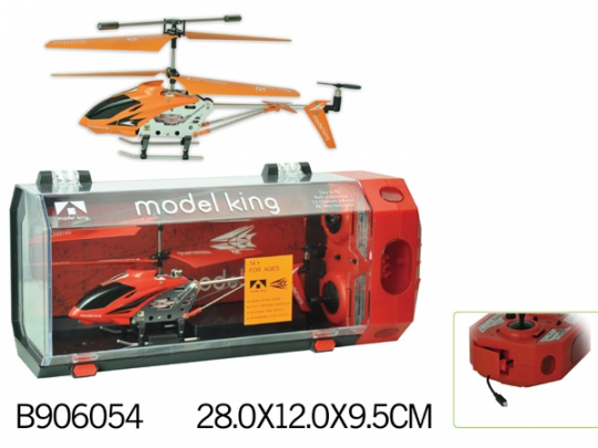 Р.У.Вертолет 33008/906054 с гироскопом,аккум.метал.USB 6цв.кор.28*9,5*12 ш.к./24/ Фото