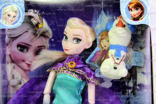 Кукла &quot;Frozen &quot; 2081  3 вида,  со светящейся короной Фото