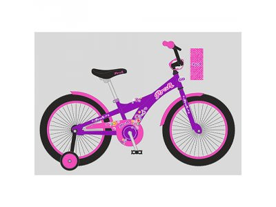 Велосипед детский PROF1 20д. T2063 (1шт) Original girl,фиолетов.-розов.,звонок,подножка
