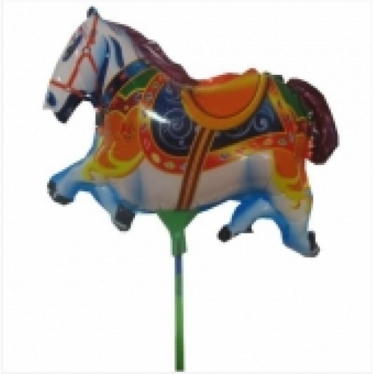Шарик фольгированный мини-фигура Цирковая лошадь Фото