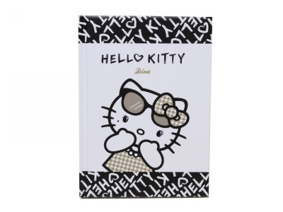Блокнот тверд. обложка, 80л., А6 Hello Kitty Diva /1/50/100/