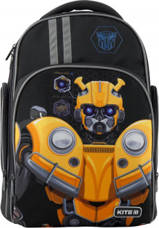 Рюкзак школьный полукаркасный Kite Education Transformers 0.78 кг 38x29x16 см 16 л Темно-серый (TF19-706S)