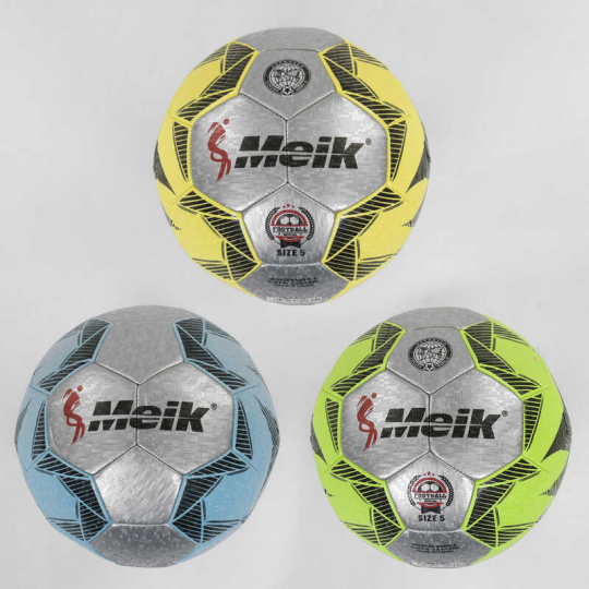 Мяч Футбольный С 40049 (50) №5 - 3 цвета, 350 грамм, материал TPU, резиновый баллон Фото