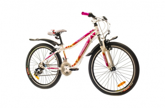 Велосипед 24&quot; Optimabikes FLORIDA AM 14G     St  бело-розовый  2015 Фото