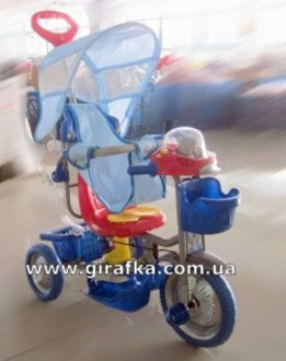 Велосипед детский трехколесный T 104 голубой