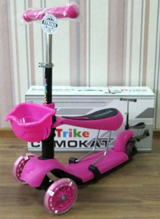 Самокат детский трехколесный 3в1 MAXI iTrike (JR 3-016) Фото