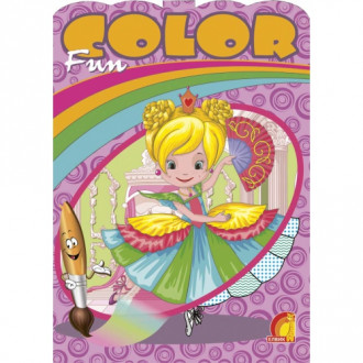 Книга дитяча &quot;Дитяча творчість Fun color Прекрасные принцессы&quot; (Р), 23*16см