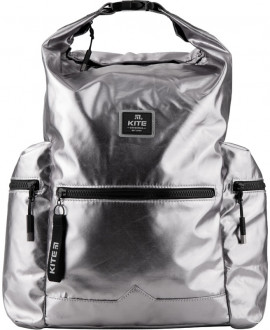 Рюкзак для города Kite City для девочек 425 г 39x27x15 см 17 л Серебряный (K20-978L-2)