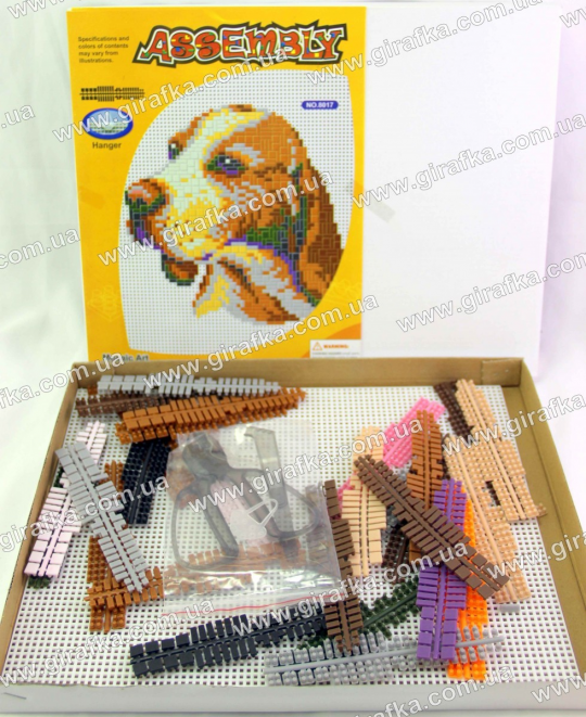 Пиксельная мозаика Собака Фото