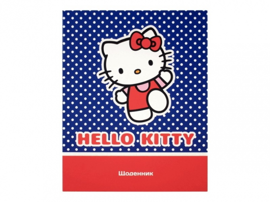 Дневник школьный, глиттер Hello Kitty-4 Фото