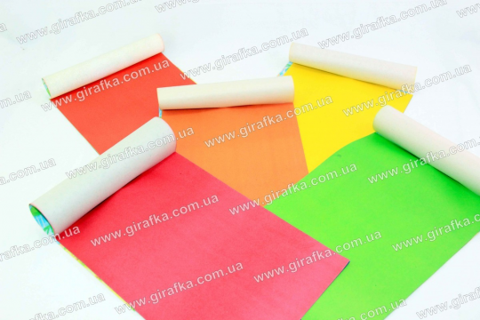 Цветная бумага Жираф, формат А4 Фото