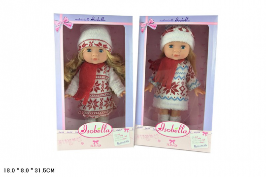 Кукла &quot;Isabella &quot; YL1703F (48шт/2) 2 вида, в зимн.одежде, в кор.18*8*32см Фото