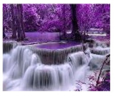 Картина по номерам &quot;Фиолетовый водопад&quot; 40*50см,крас.-акрил,кисть-3шт.(1*30)
