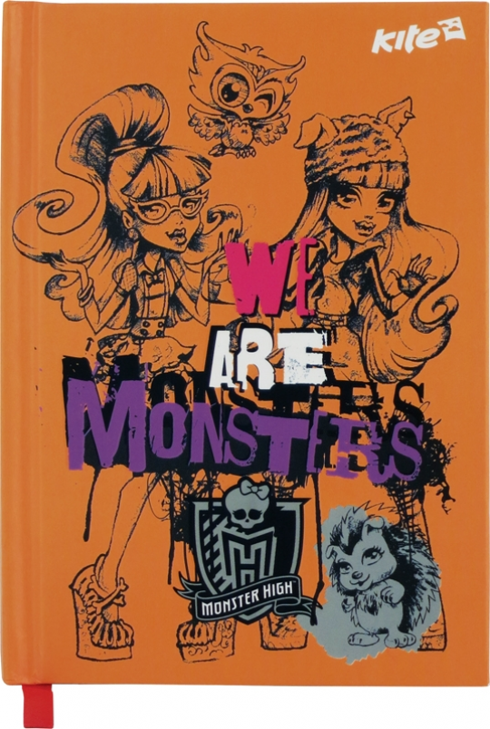 Блокнот тверд.обложка 80л, А6 - Monster High Фото