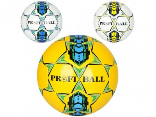 Мяч футбольный EN 3275 (30шт) размер 5, ПВХ 1,6мм, 300-320г, 3цвета, в кульке Фото