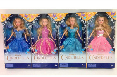 Кукла &quot;Cinderella &quot; 363 (120шт/3) в бальном платье, 4 вида, в кор.