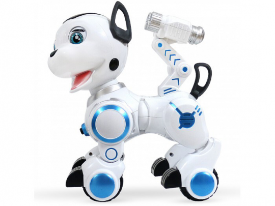Радиоуправляемая интерактивная собака WOW!Dog K10 Дружок сенсорные датчики, программируется, свет, звук, лай Фото