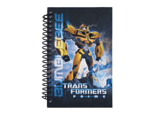 Блокнот карт. обложка, спир., 80л., А5- Transformers /1/25/50/ Фото