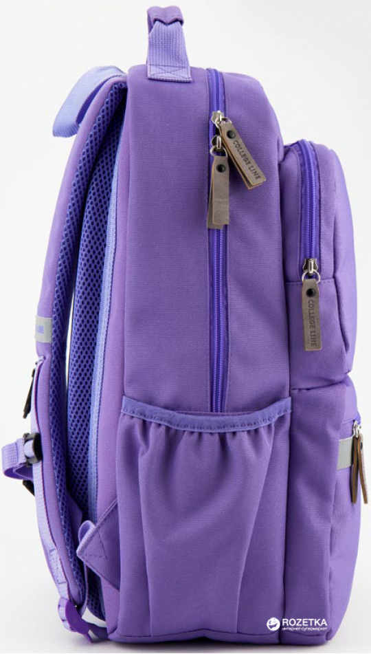 Рюкзак мягкий молодежный Kite Education College Line унисекс 660 г 42 x 27 x 12.5 см 19 л Фиолетовый (K18-891L-1)  Фото