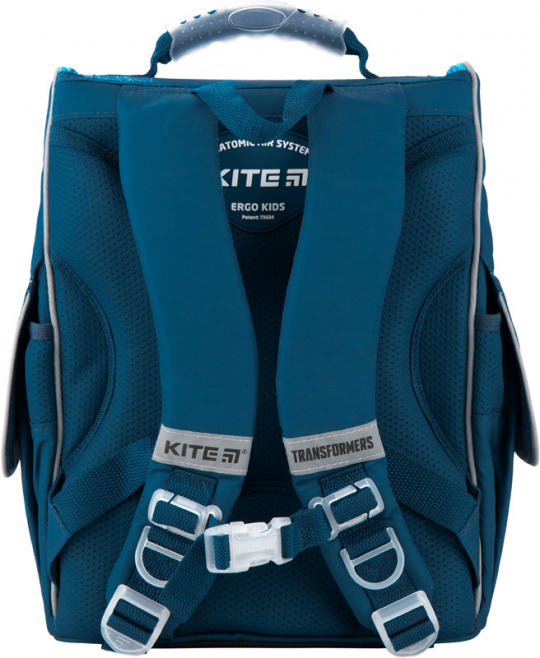 Рюкзак школьный каркасный Kite Education Transformers-2 для мальчиков 950 г 35х25х13 см 11.5 л Темно-синий (TF20-501S-2) Фото