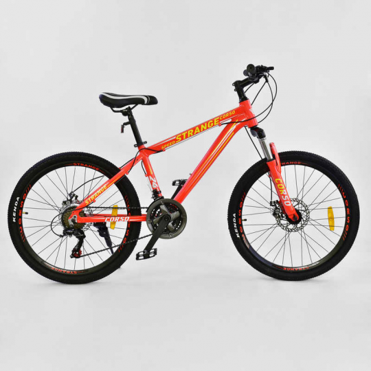Велосипед CORSO 24&quot;дюйма JYT 004 - 719 ORANGE STRANGE (1) Алюминий, 21 скорость Фото