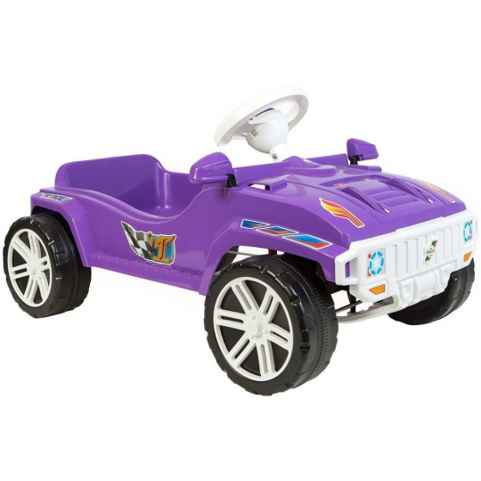 Машинка для катания педальная Орион 792 фиолетовый Фото