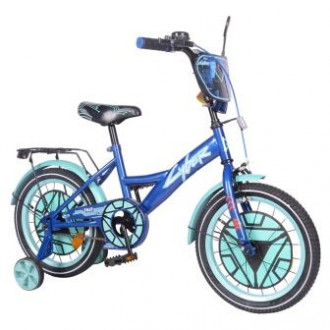 Велосипед TILLY Cyber 16&quot; T-216220 blue+azure /1/
