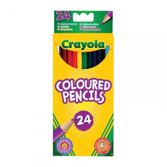 Карандаши цветные, 24 цвета, 3+, в кор. 21*9см, ТМ Crayola Фото
