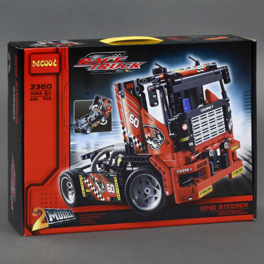 Конструктор DeCool 2-в-1 Race Truck, 608 деталей (3360) Фото