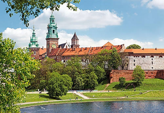 Кастор пазлы 1000 &quot;Королевский замок &quot;Wawel&quot;, Краков, Польша&quot; 68*47 /14/ Фото