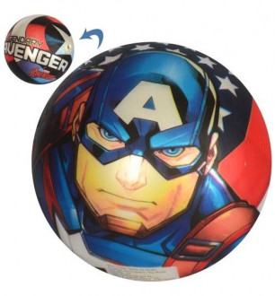 Мяч детский MS 3011-4 (250шт)Капитан Америка, 6 дюймов, ПВХ, 60г, в сетке