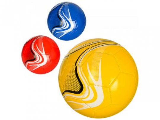 Мяч футбольный EN 3264 (30шт) размер 5, ПВХ 1,6мм, 300-320г, 3цвета, в кульке Фото