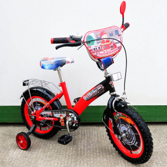 Велосипед TILLY Пожежник 14&quot; T-21429 red + black /1/