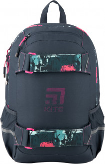 Рюкзак Kite Education для девочек 675 г 45x32,5x15 21 л Серый (K20-1008L-2)