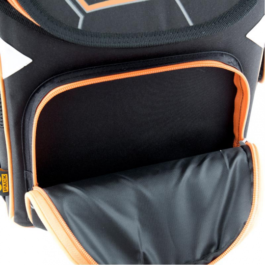 Рюкзак школьный каркасный GoPack 0.9 кг 34х26х13 см 11 л Черный (GO19-5001S-8) Фото