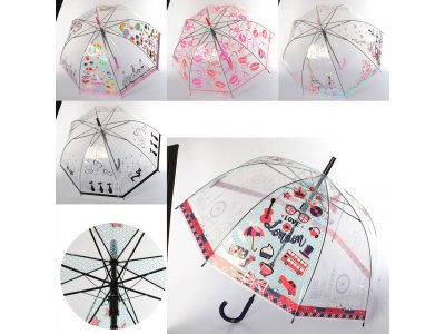 Зонтик MK 3622-1 (60шт) длина81см,трость66см,диам.86см,спица58см,клеенка,рисун,6видов