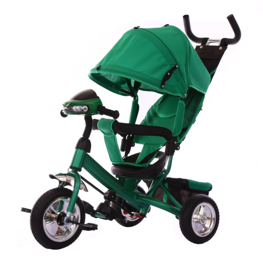 Зелёный детский трехколесный велосипед TILLY Trike T-346 Фото