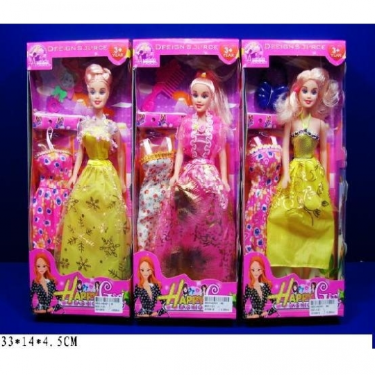 Кукла типа &quot;Барби&quot; 3 вида с аксессуарами  8201-1 Фото