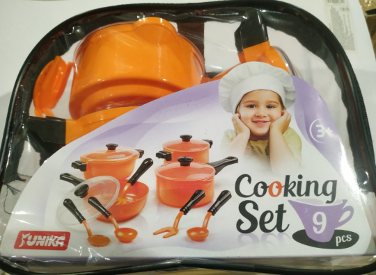 Набор посуды &quot;Cooking Set&quot;, 9 предметов, в сумке 23*17*11см (20шт) Фото