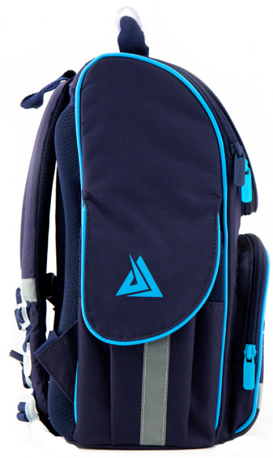 Рюкзак школьный каркасный Kite Education Futuristic для мальчиков 950 г 35х25х13 см 11.5 л Темно-синий (K20-501S-5) Фото