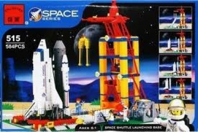 Brick 515 КОНСТРУКТОР BRICK 515 Стартовая площадка шаттлов из серии 'Space (Космос)' 584 детали