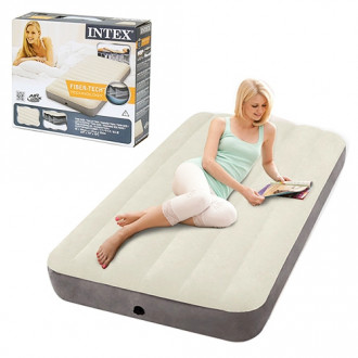 Надувной велюровый матрац-кровать Intex 64707