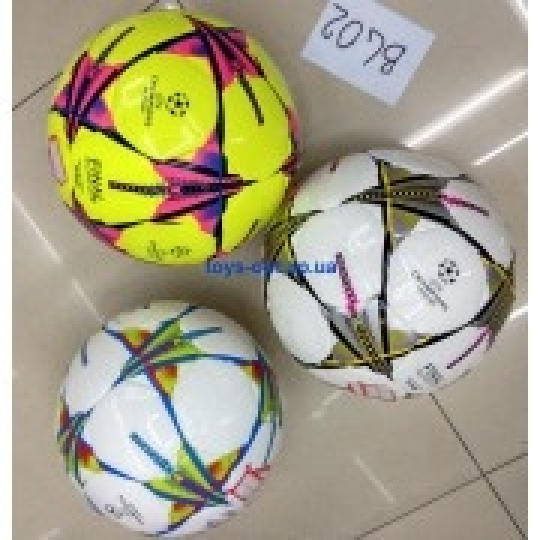 Мяч футбол BL02  PVC 330 грамм 3 цвета Фото