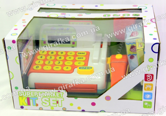 Кассовый аппарат 997 батар, свет, звук, сканер, калькулятор, карточка Фото