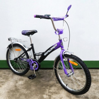 Велосипед EXPLORER 20&quot; T-22019 black + purple /1/