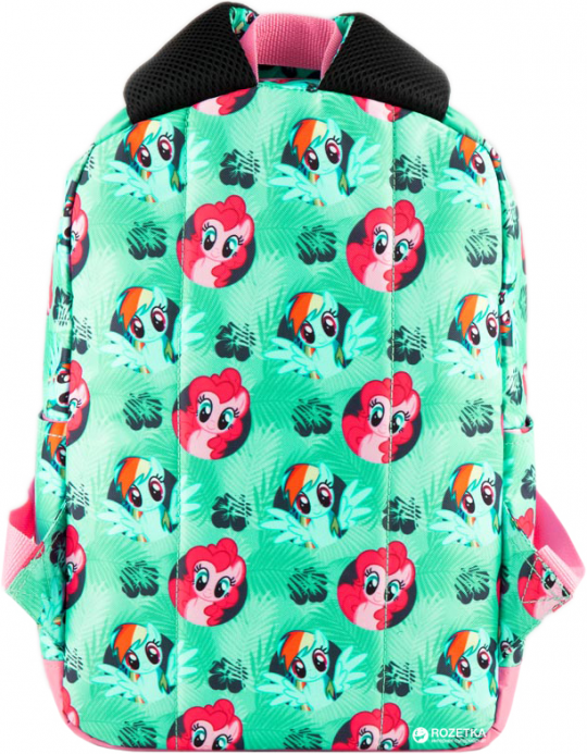 Рюкзак дошкольный Kite Kids My Little Pony 32x21x10 см 7 л для девочек Зелено-красный (LP18-539XS)&amp;nbsp; Фото